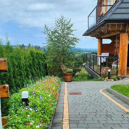 Góralski domek z bali SAŁAS Zab Exterior foto