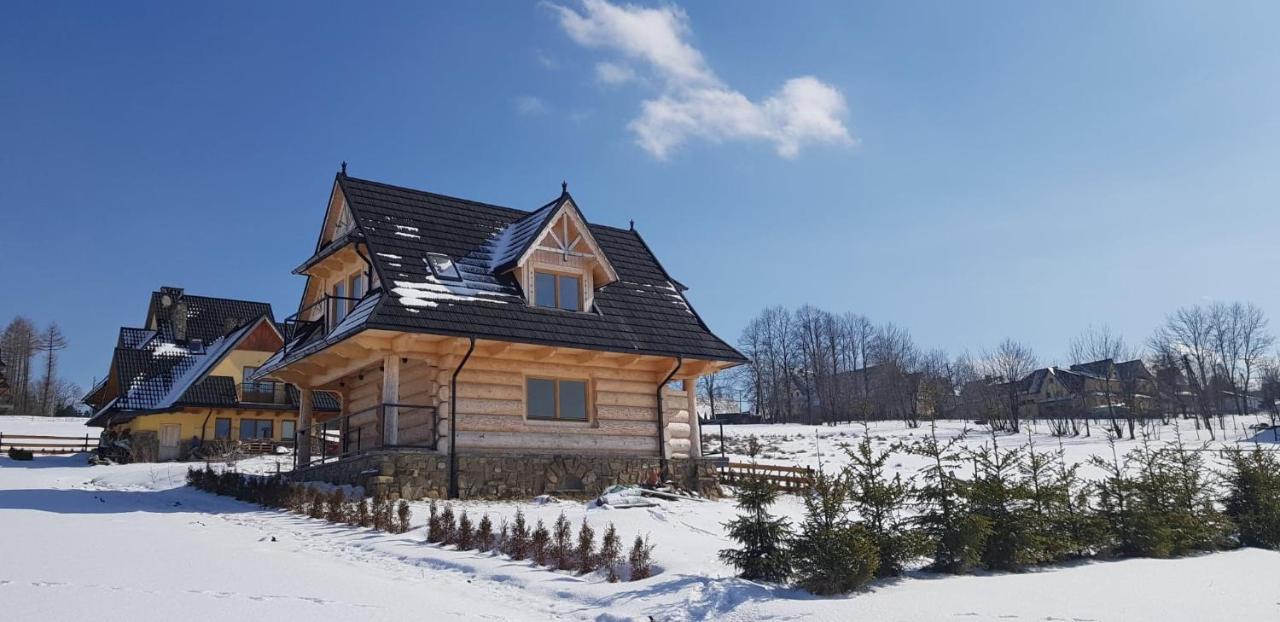 Góralski domek z bali SAŁAS Zab Exterior foto