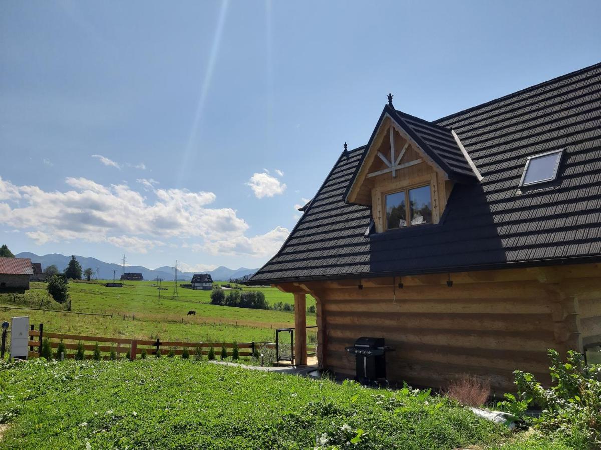Góralski domek z bali SAŁAS Zab Exterior foto