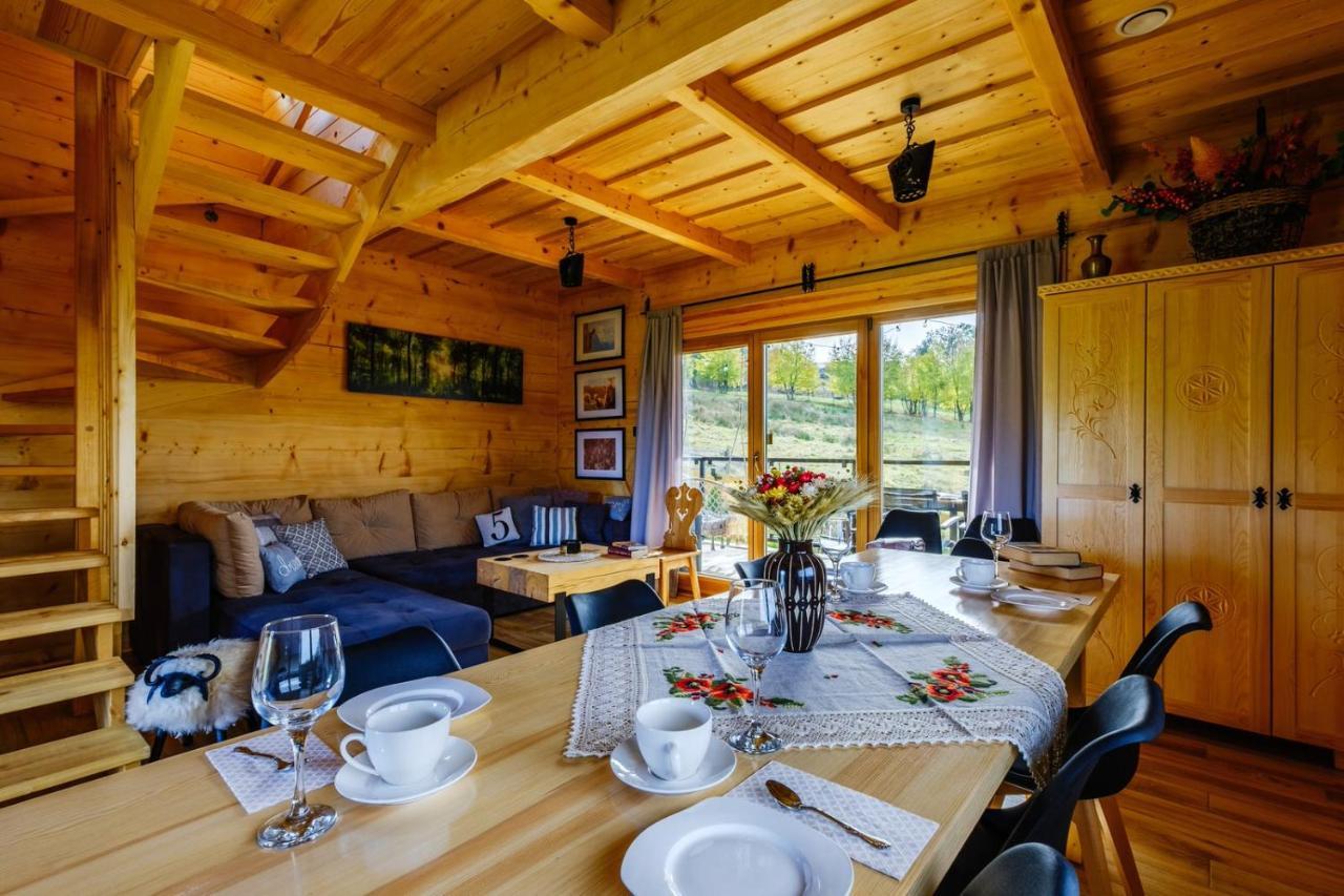 Góralski domek z bali SAŁAS Zab Exterior foto