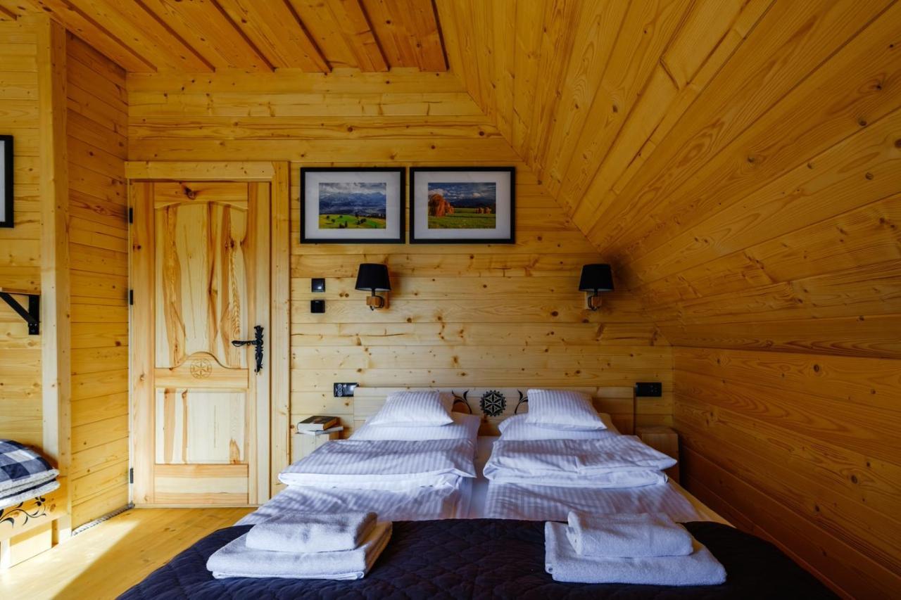 Góralski domek z bali SAŁAS Zab Exterior foto