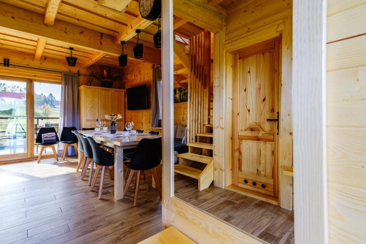 Góralski domek z bali SAŁAS Zab Exterior foto