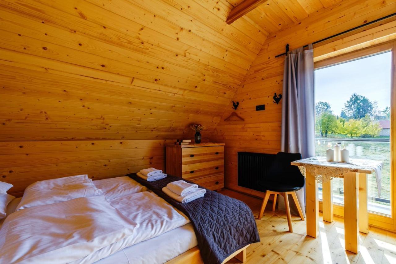 Góralski domek z bali SAŁAS Zab Exterior foto