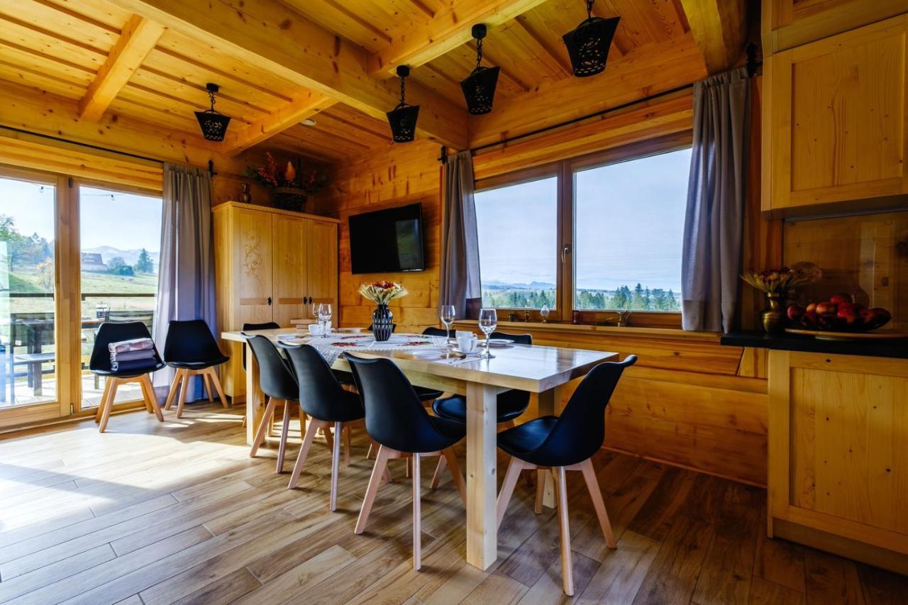 Góralski domek z bali SAŁAS Zab Exterior foto