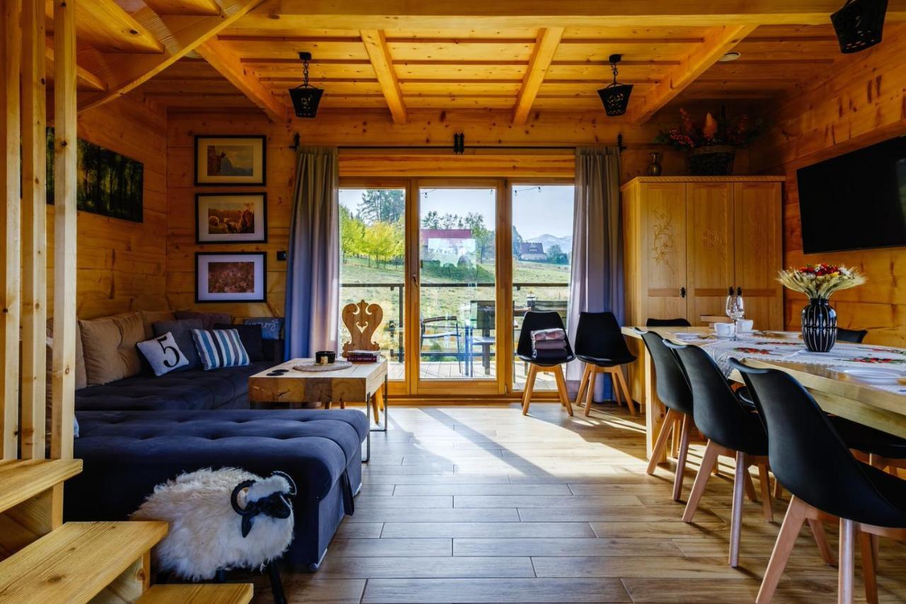 Góralski domek z bali SAŁAS Zab Exterior foto