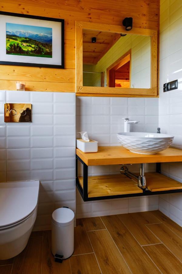 Góralski domek z bali SAŁAS Zab Exterior foto