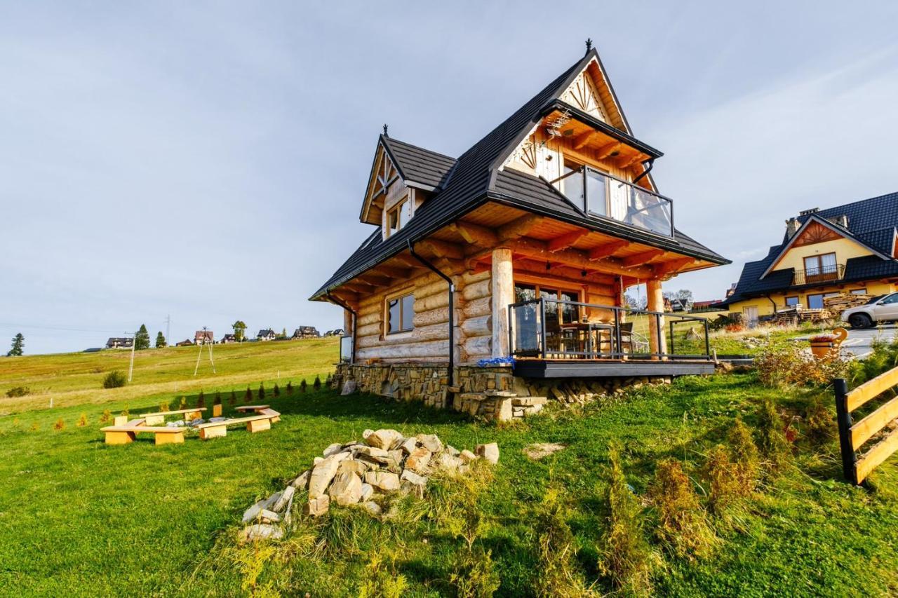 Góralski domek z bali SAŁAS Zab Exterior foto