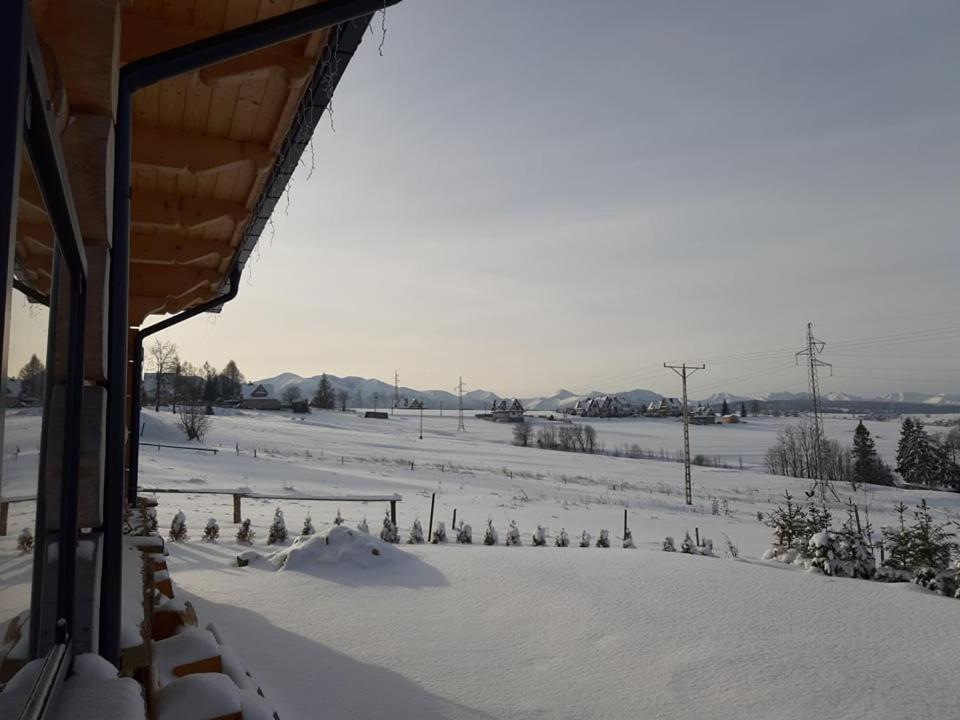 Góralski domek z bali SAŁAS Zab Exterior foto